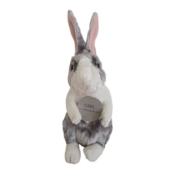 Blockbuster Video Carl Floppyfeet Stuffed Animal Bunny Rabbit Vintage From 2002 - Picture 1 of 16
